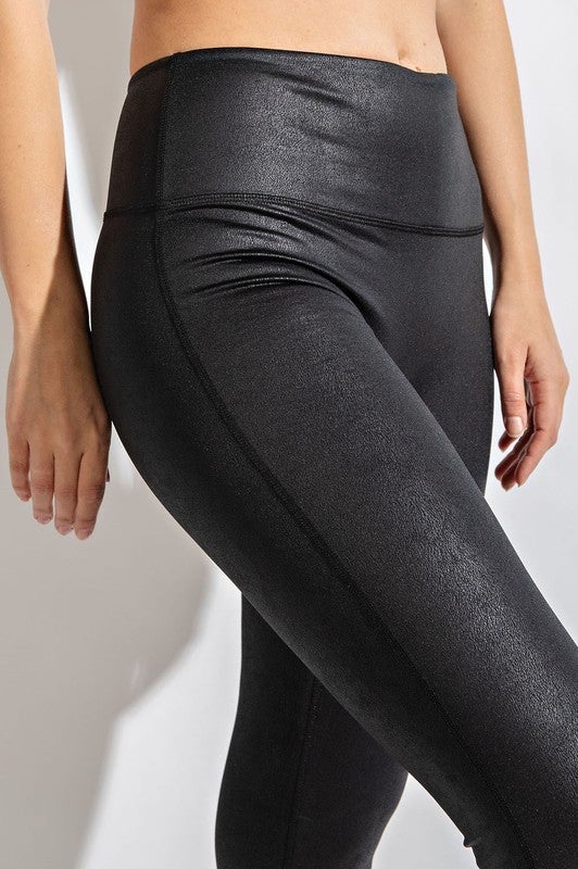 Buttery Soft Leggings - Speckle Black