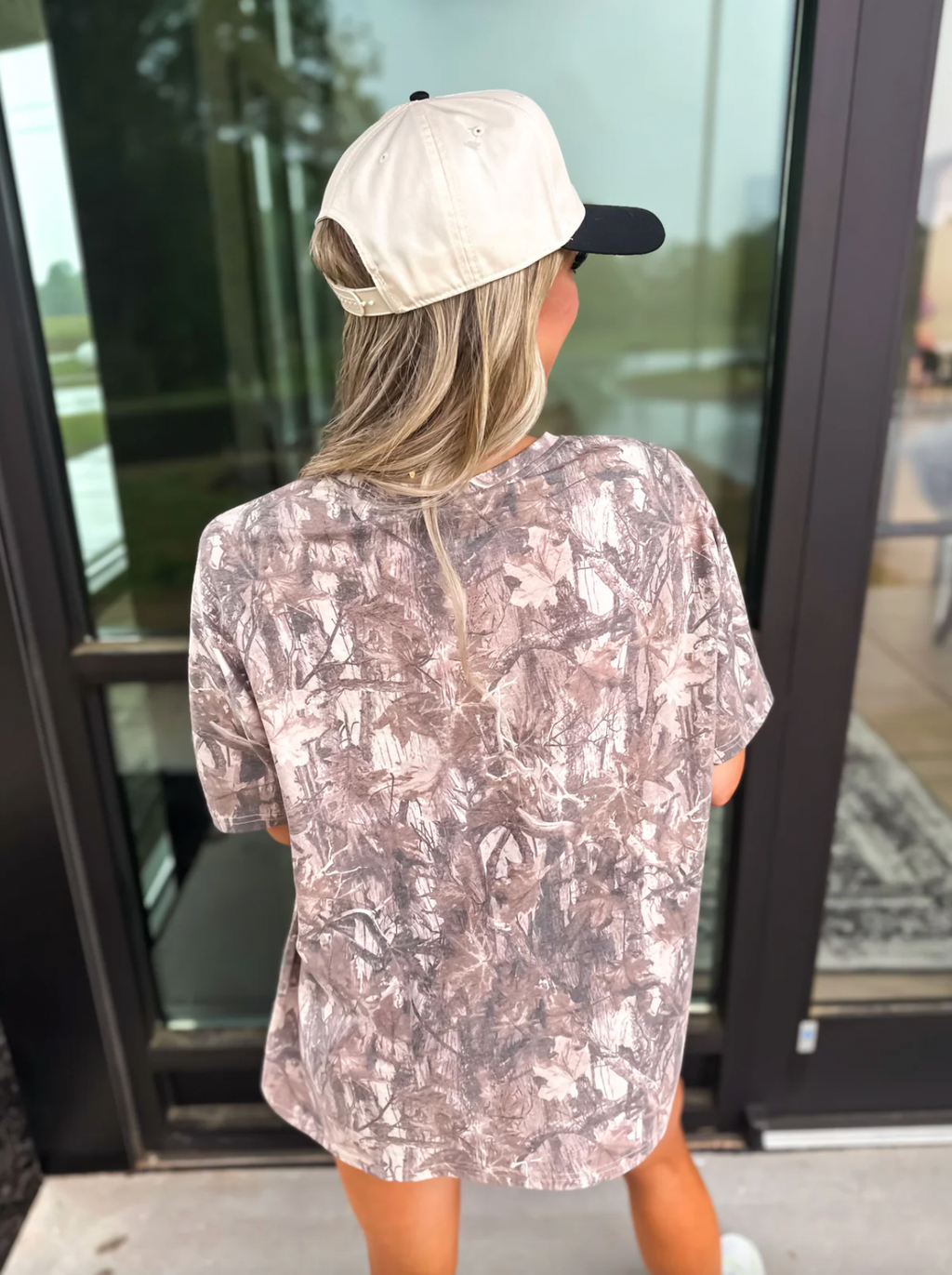 Dark Camo Oversized Tee