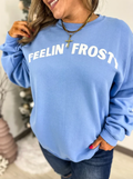 Feelin’ Frosty Carolina Blue Graphic Crewneck
