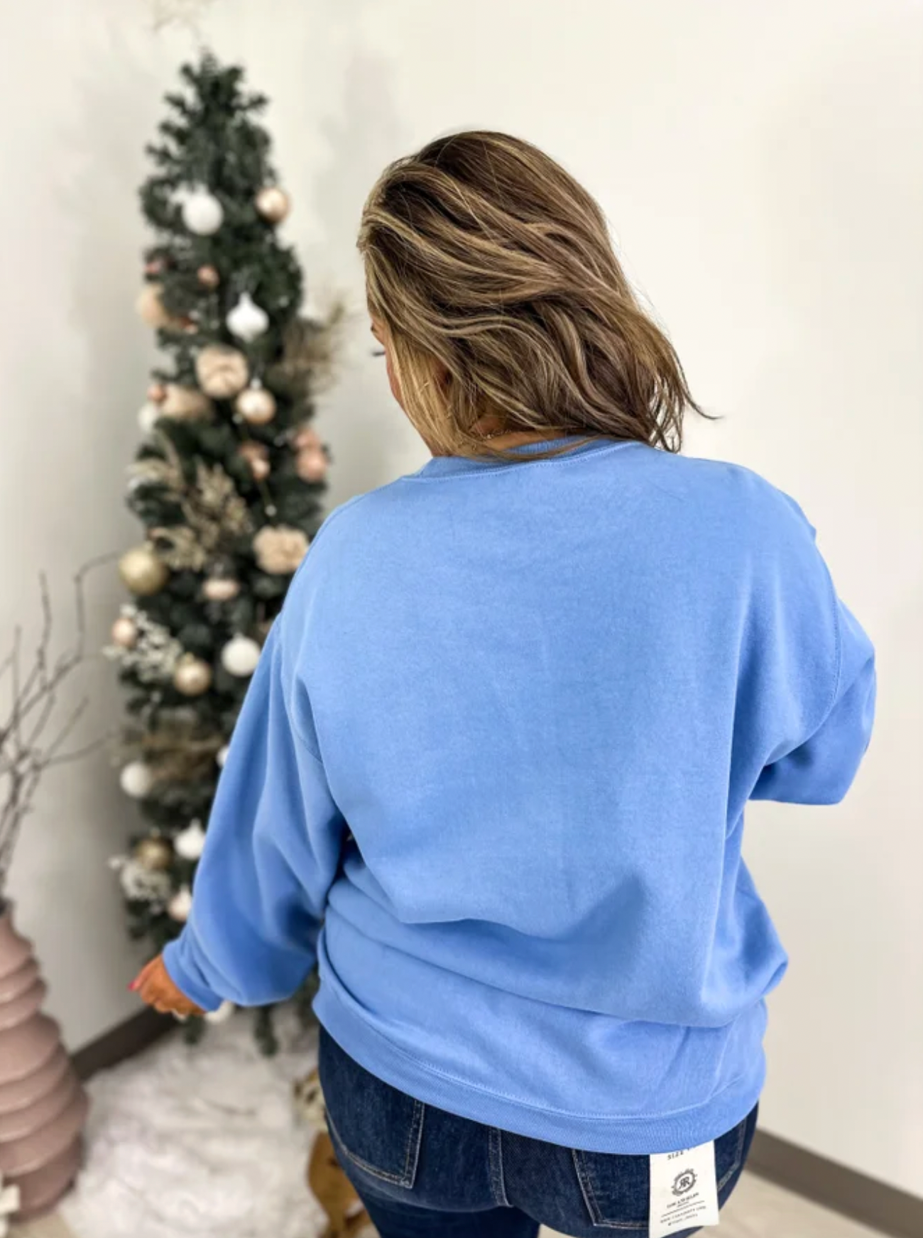Feelin’ Frosty Carolina Blue Graphic Crewneck