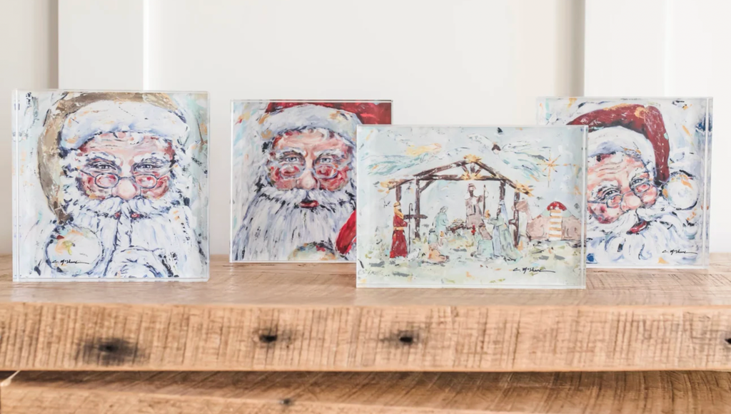 Secret Santa Acrylic Shelfie