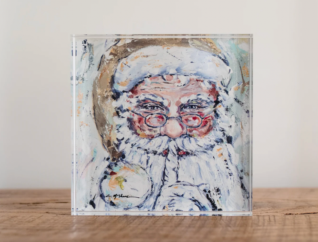 Secret Santa Acrylic Shelfie