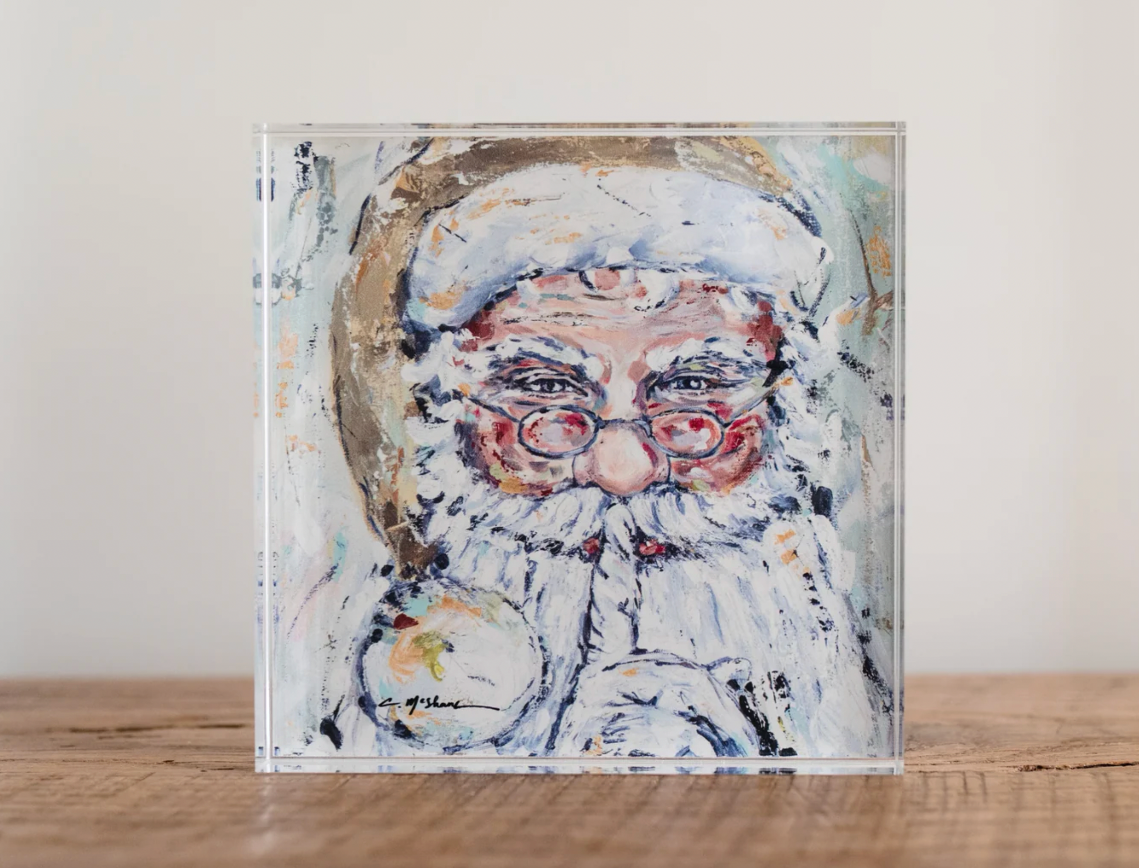 Secret Santa Acrylic Shelfie