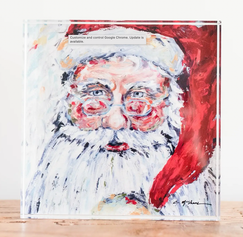 Classic Santa Acrylic Shelfie