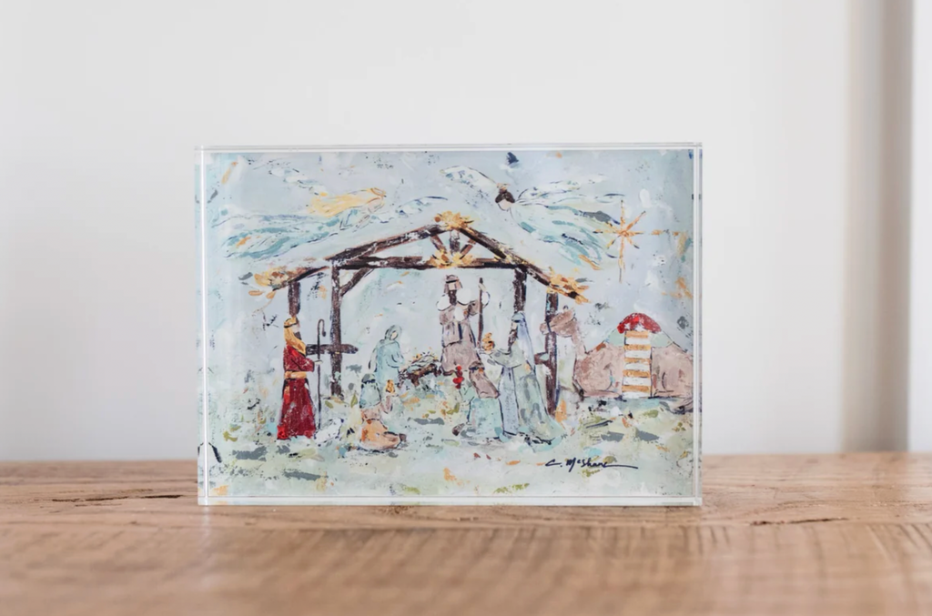 Nativity Scene Acrylic Shelfie