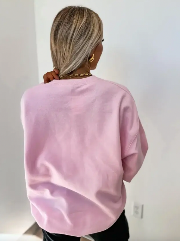 Pink Christmas Coquette Sweatshirt