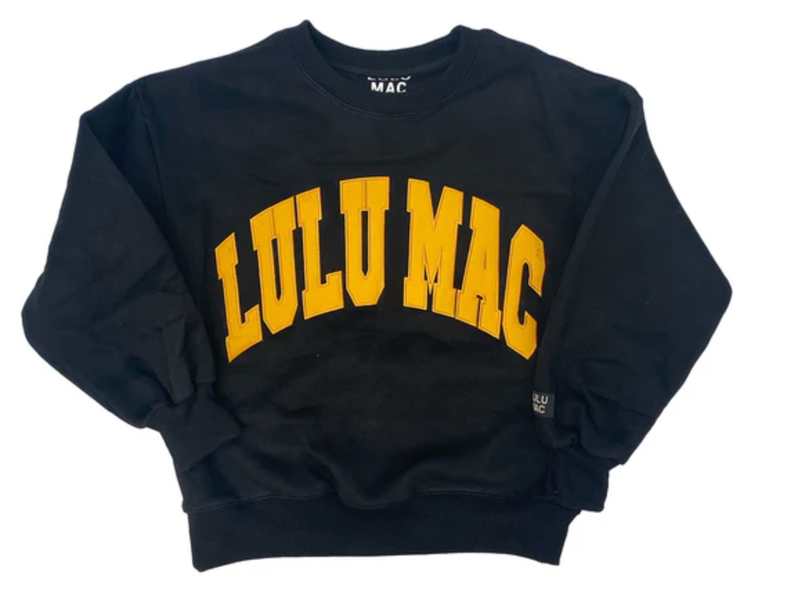 Lulu Mac Black/Yellow Sweatshirt