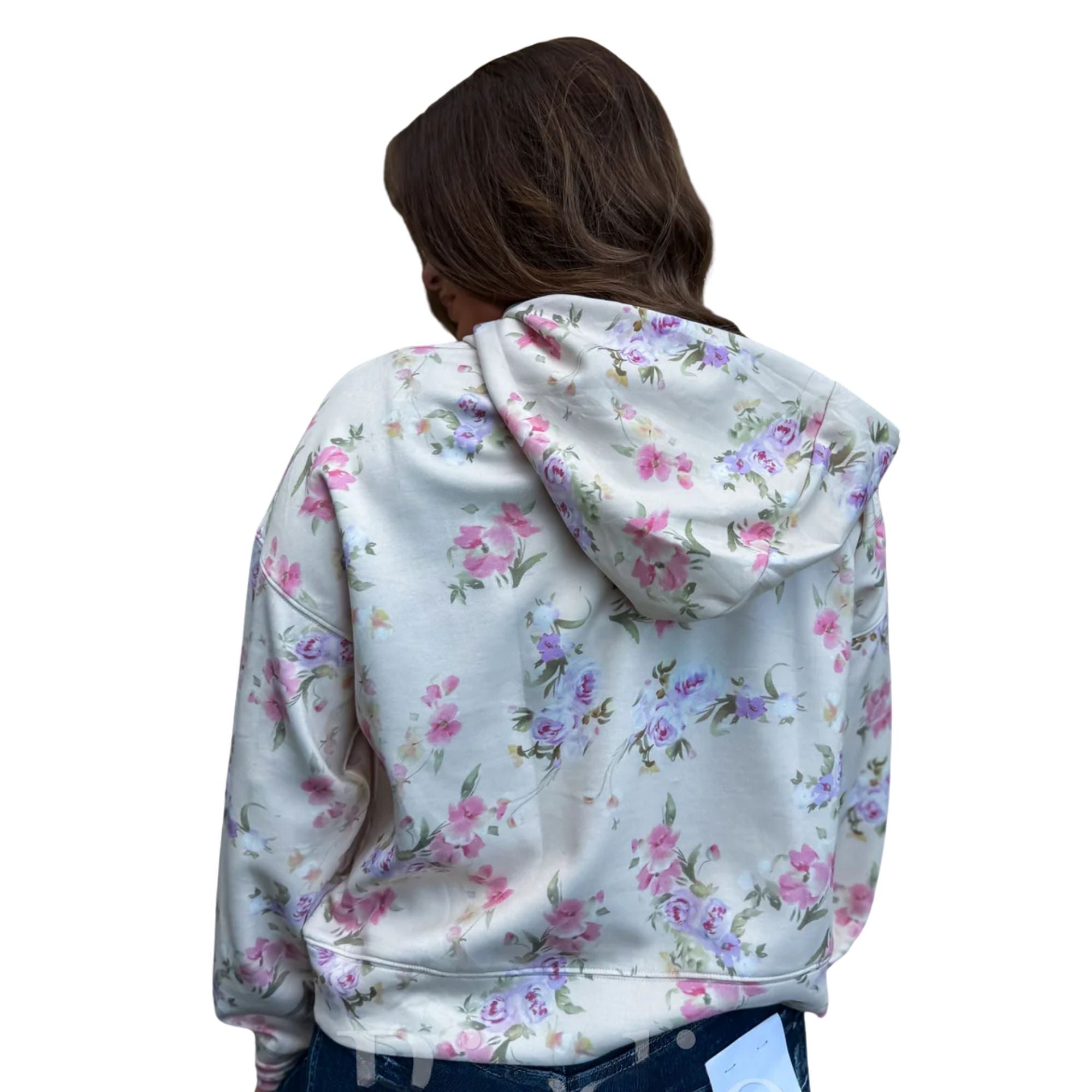 Floral Scuba Hoodie