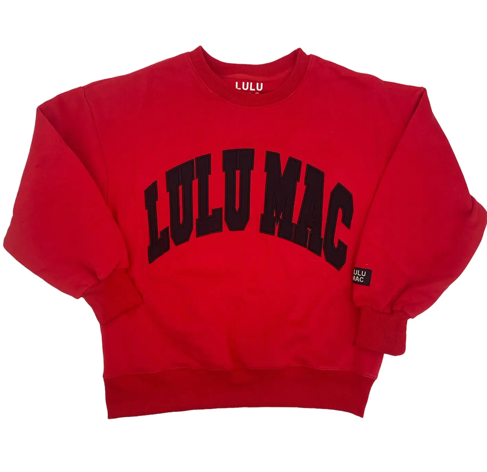 Lulu Mac Red/Black Sweatshirt
