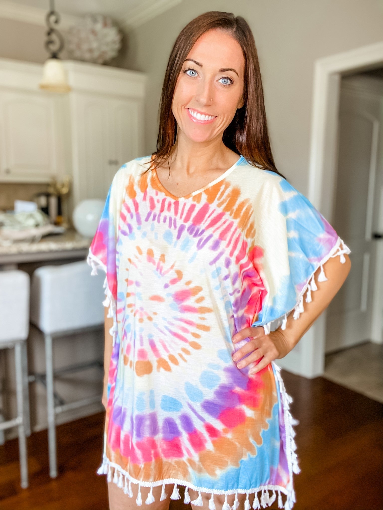 Tie Dye Swimsuit Coverup