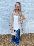 Aztec Open Cardigan