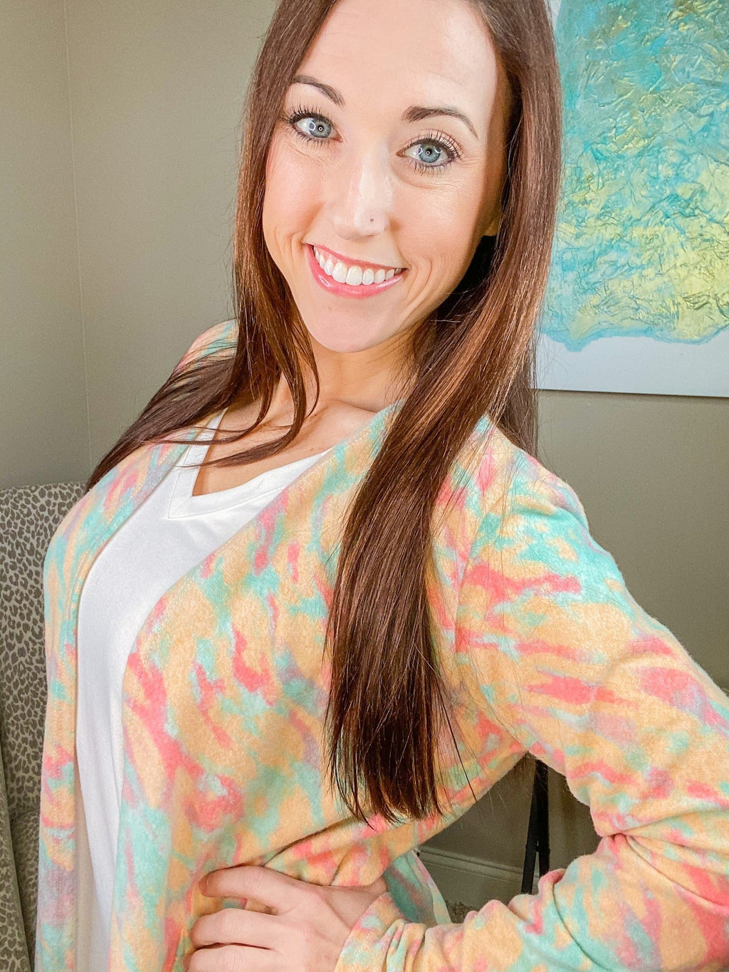 Rainbow Sherbert Cardi
