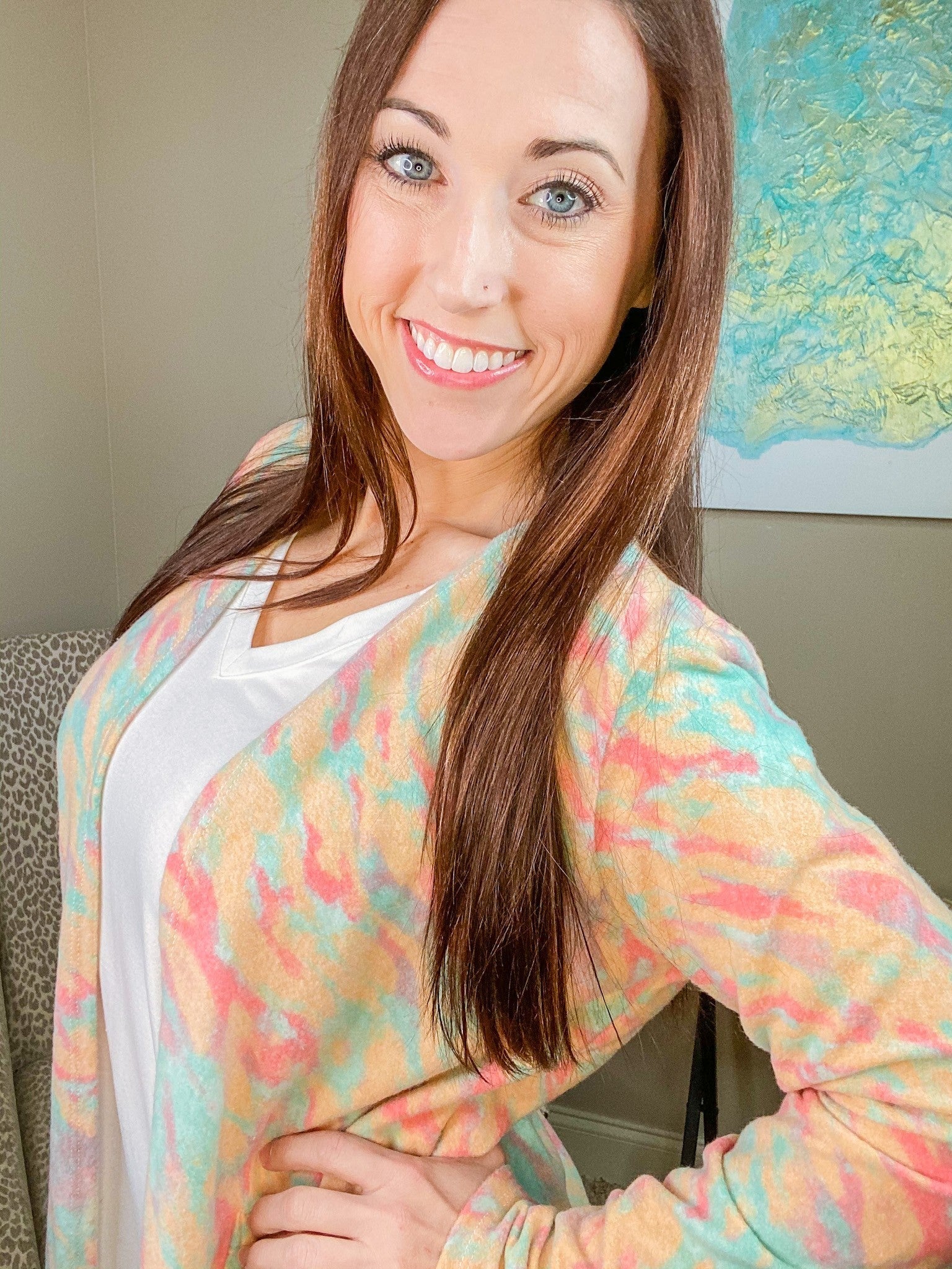 Rainbow Sherbert Cardi