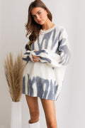 Spray Print Sweater