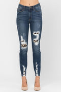 Judy Blue Fierce Patch Skinny Jeans