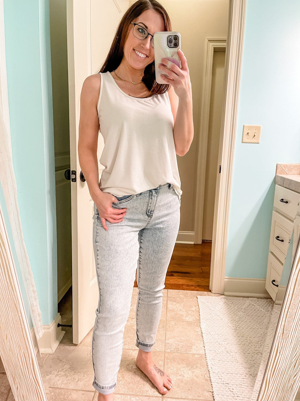 Acid Wash Judy Blue Jeans