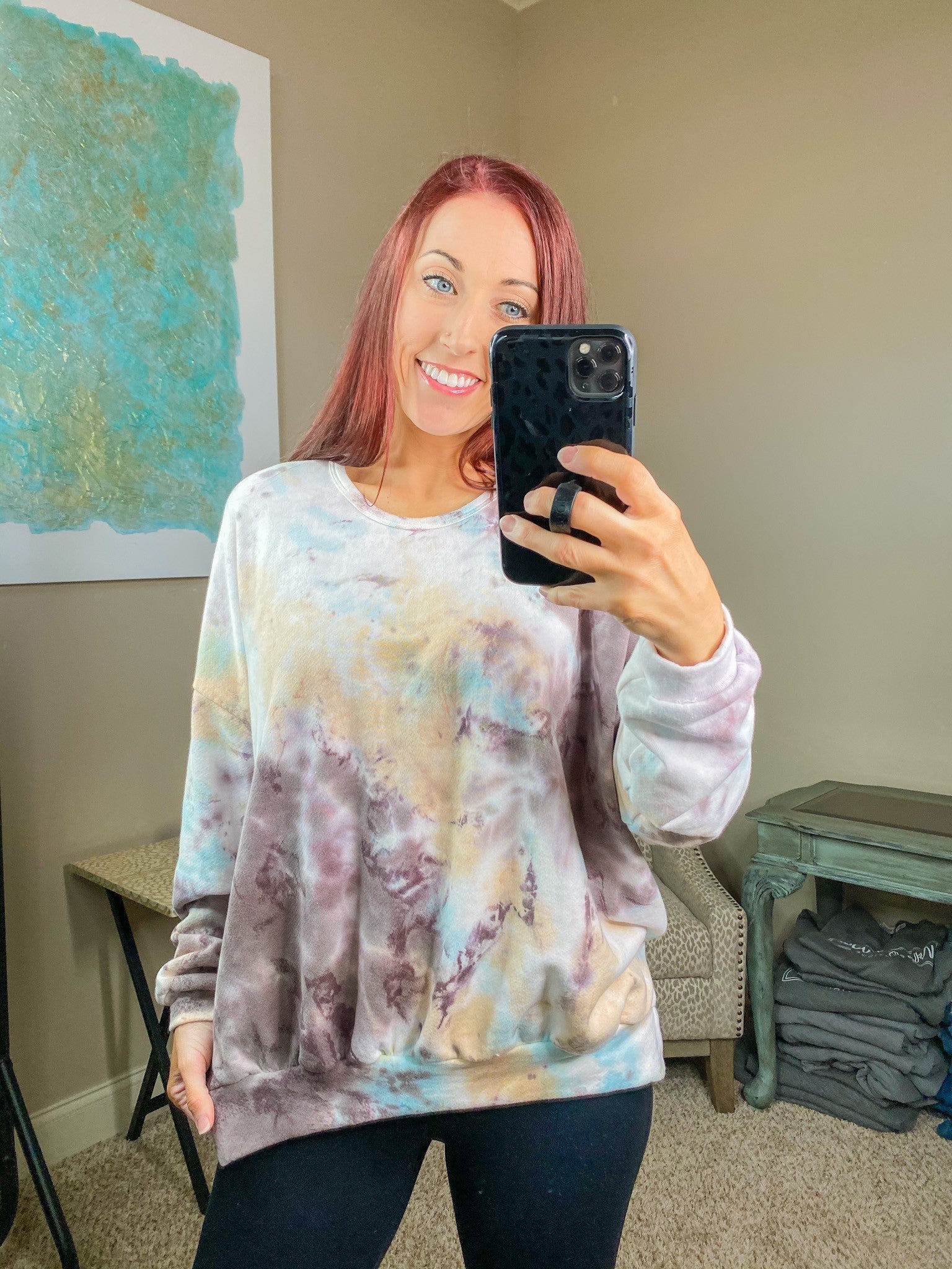 Stormy Tie Dye Sweatshirt