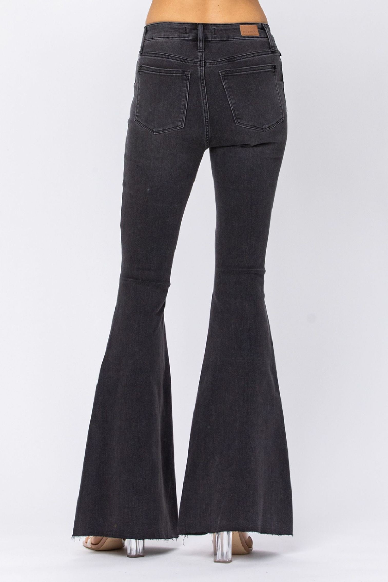 Judy Blue Black Super Flare Jeans