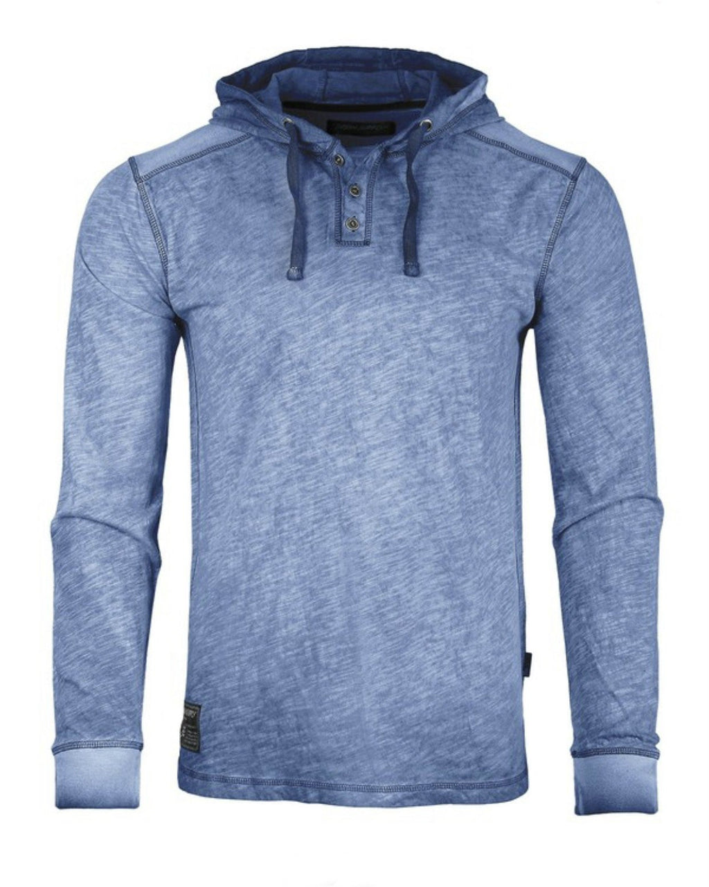 Men's Long Sleeve Lightweight Fashion Hooded Henley