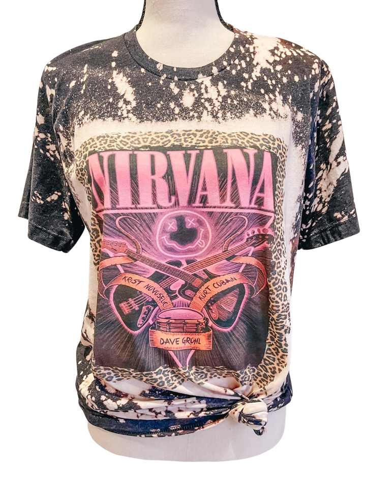 Nirvana Bleached Tee