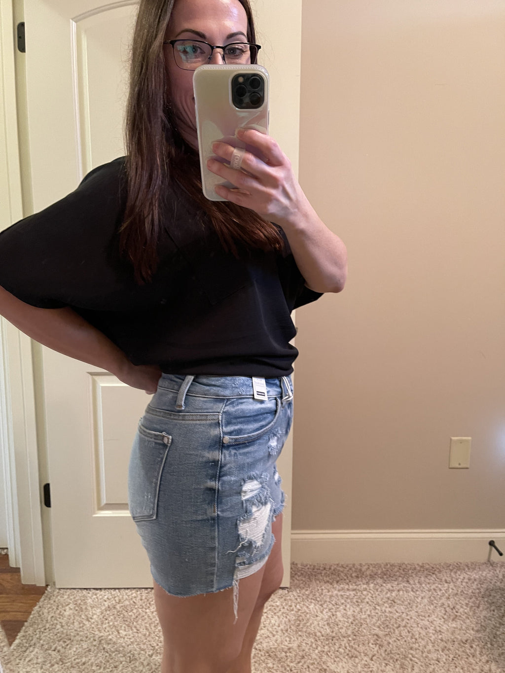 Judy Blue High Waist Destroyed Shorts