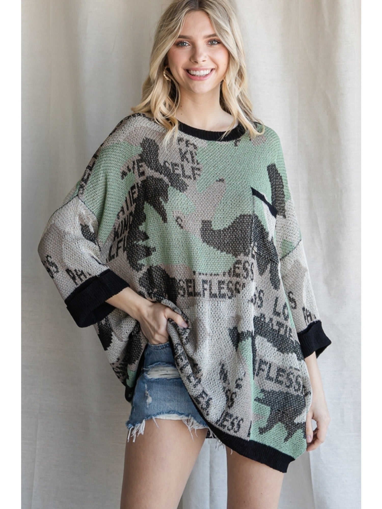 Selfless Camo Knit
