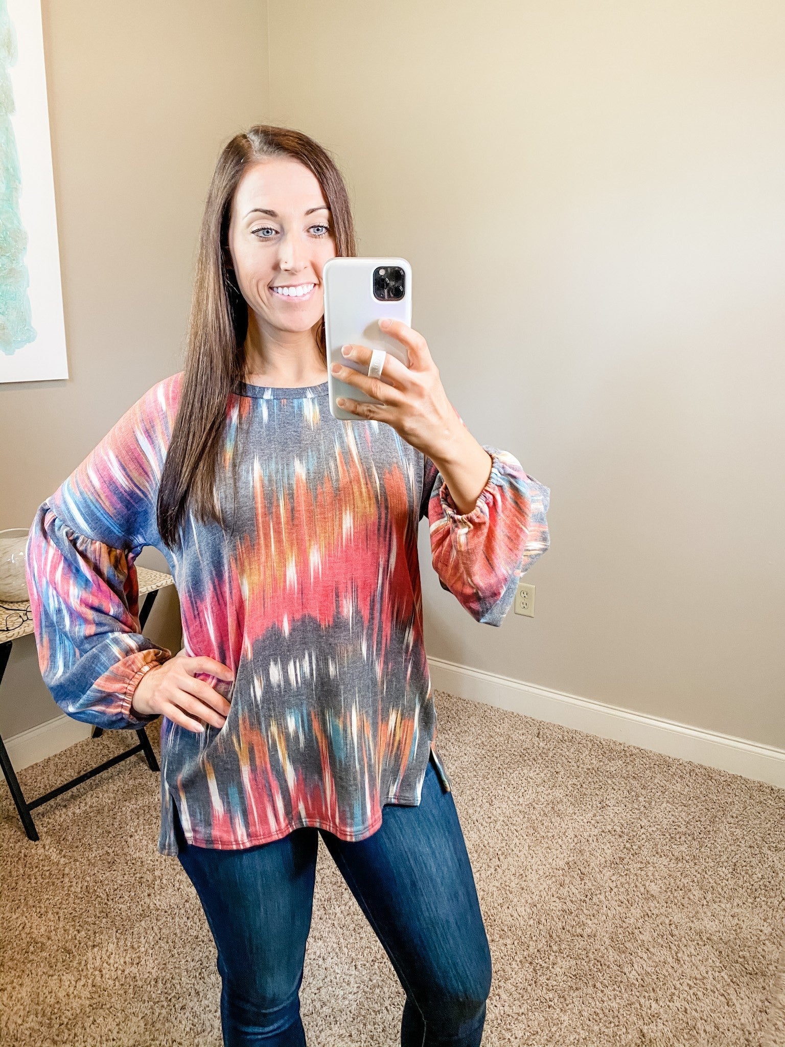 Teal Tie Dye Bubble