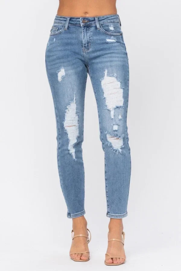 Destroyed Relaxed Jeans