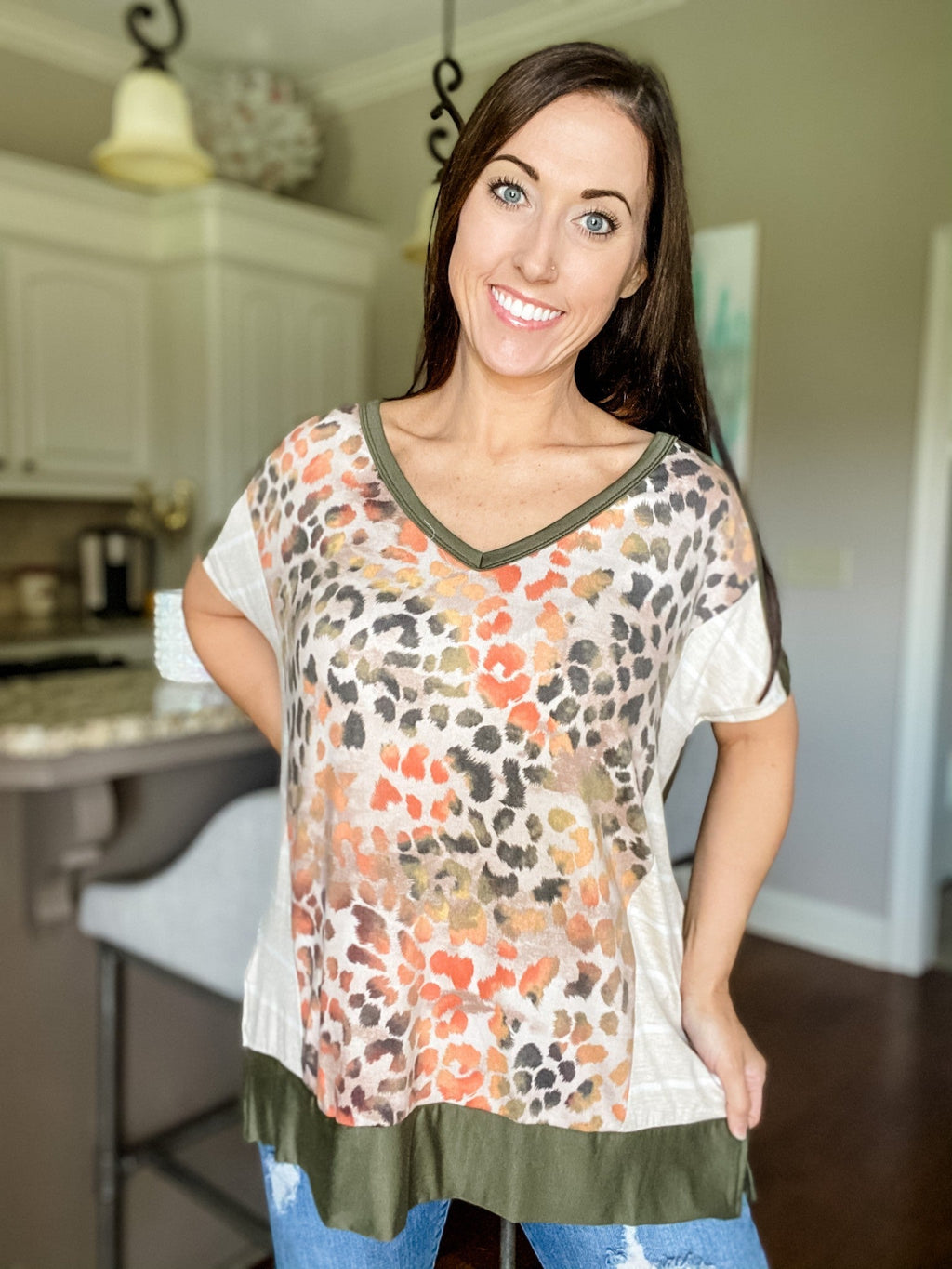 Colorful Multi Print Top