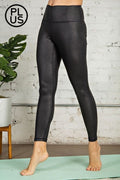 Plus Buttery Soft Leggings - Speckle Black