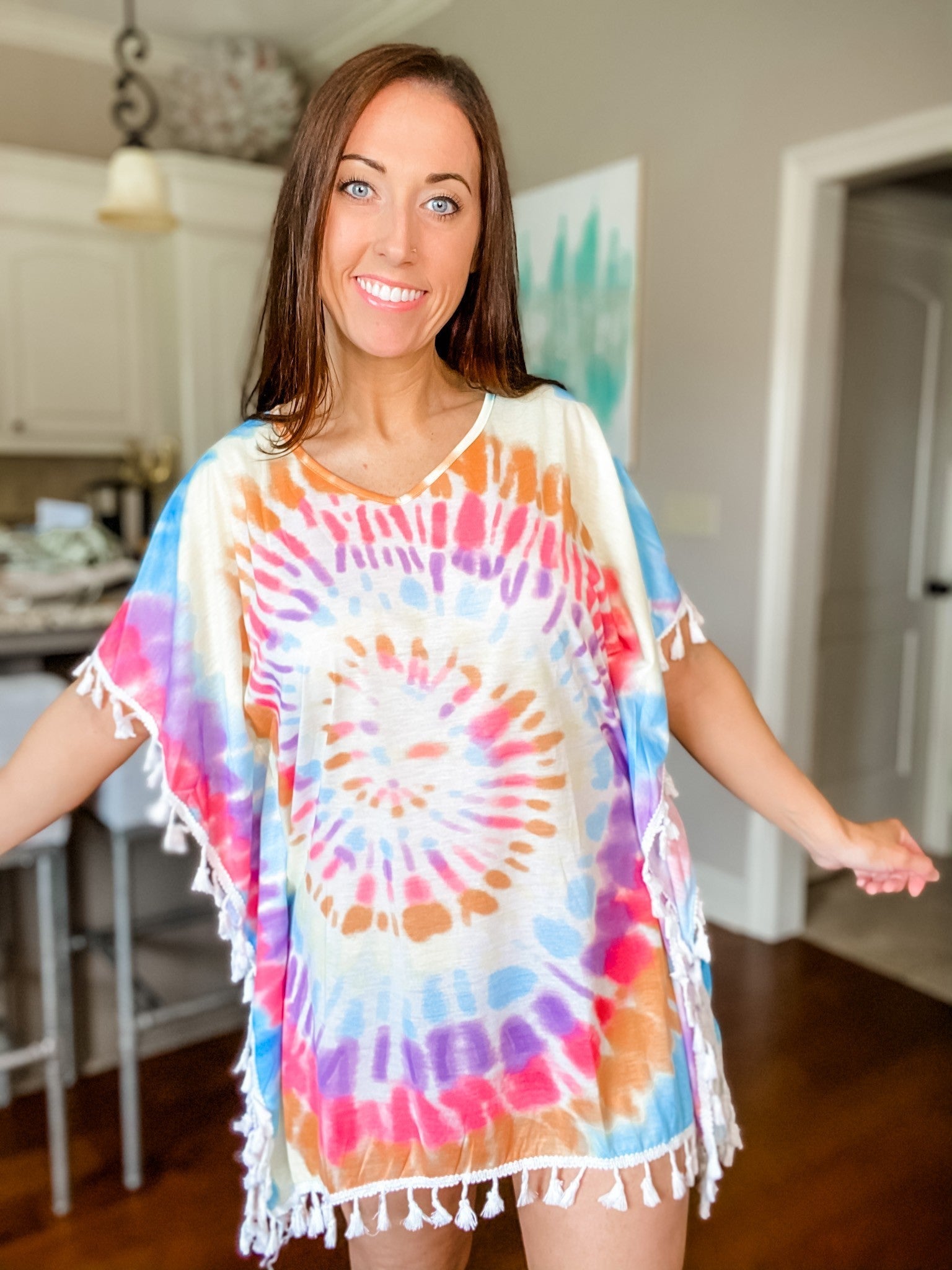 Tie Dye Swimsuit Coverup