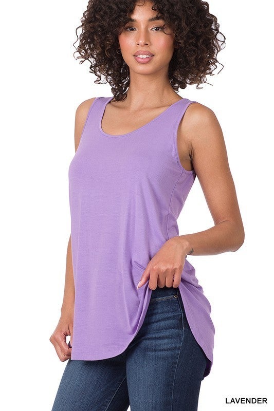 Your Favorite Lavender Basic Tank
