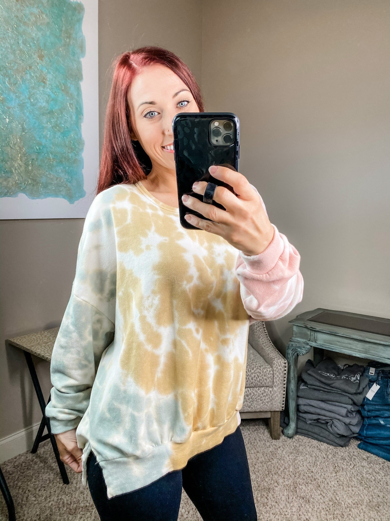 Playful Tie Dye Sweatshirt