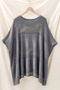 Effortlessly Relaxed Knit Poncho