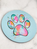 Paw Print Mouse Pad