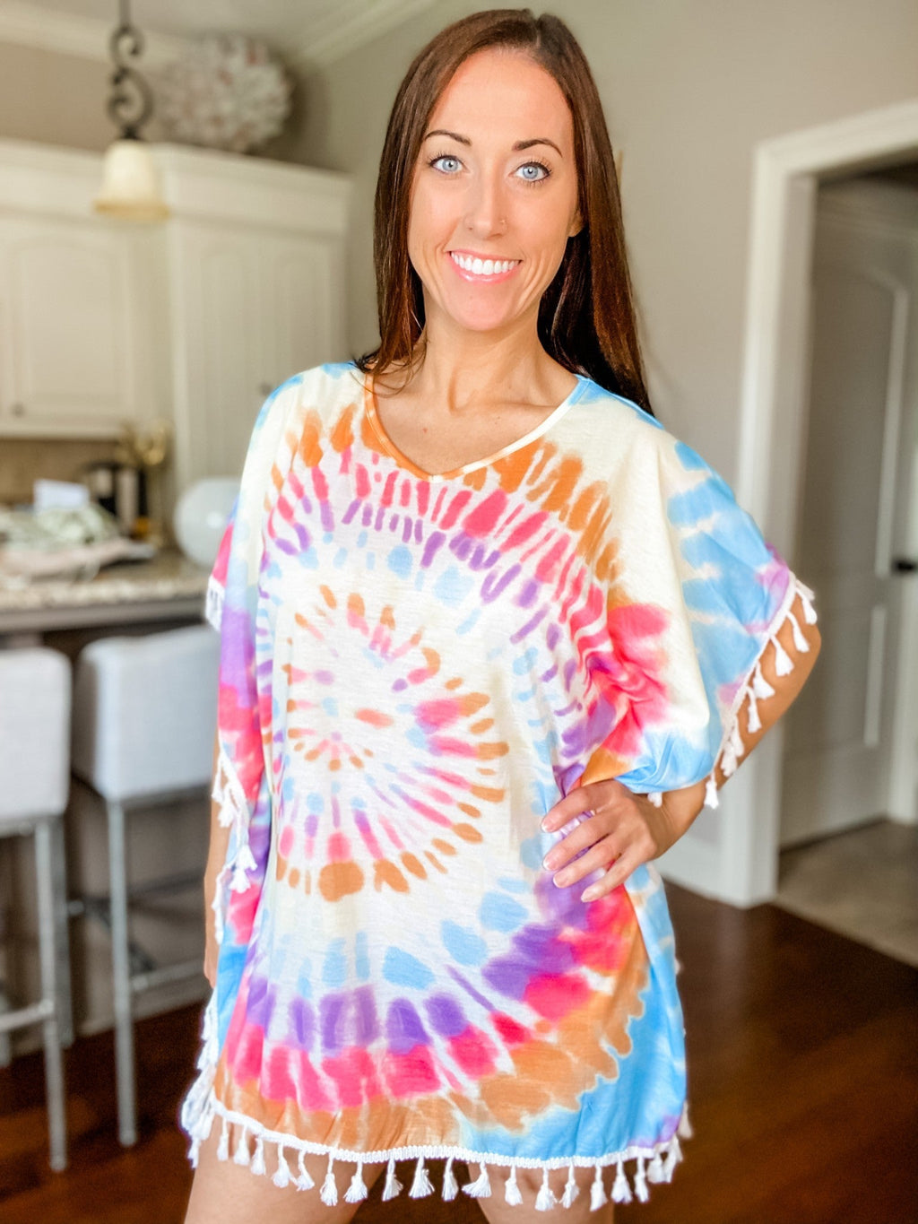 Tie Dye Swimsuit Coverup