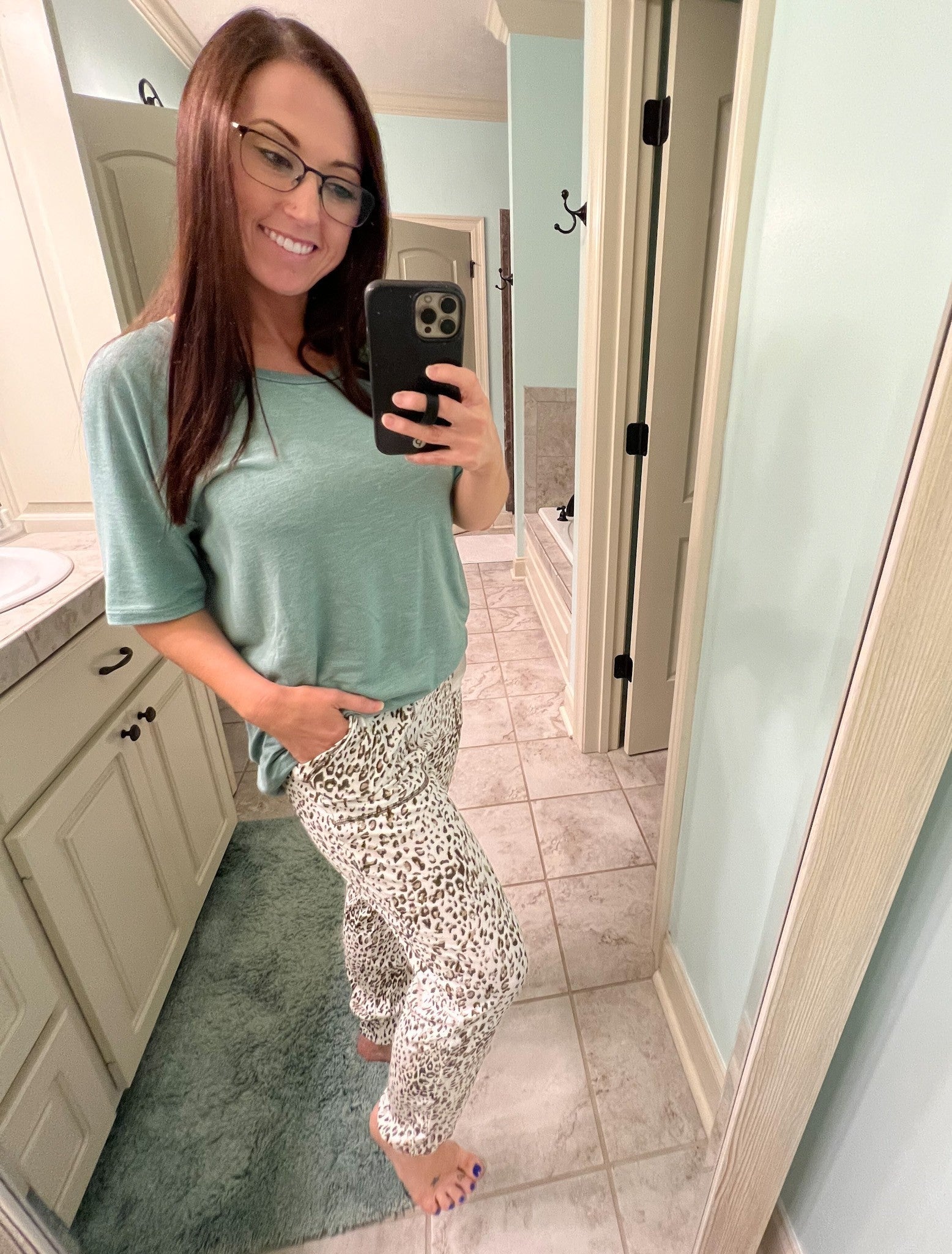 Leopard Joggers