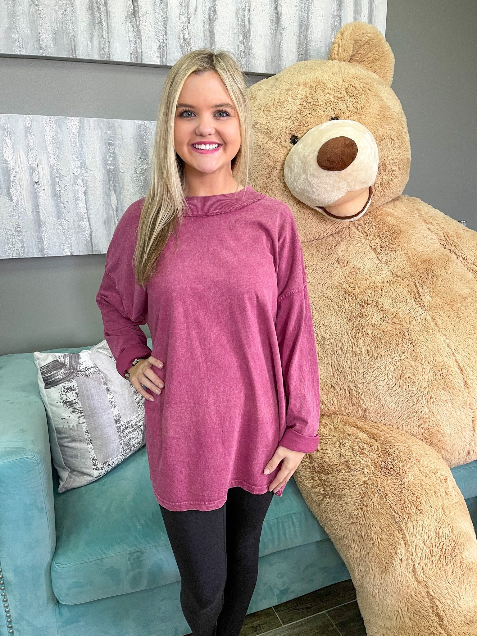 Mock Neck Long Sleeve