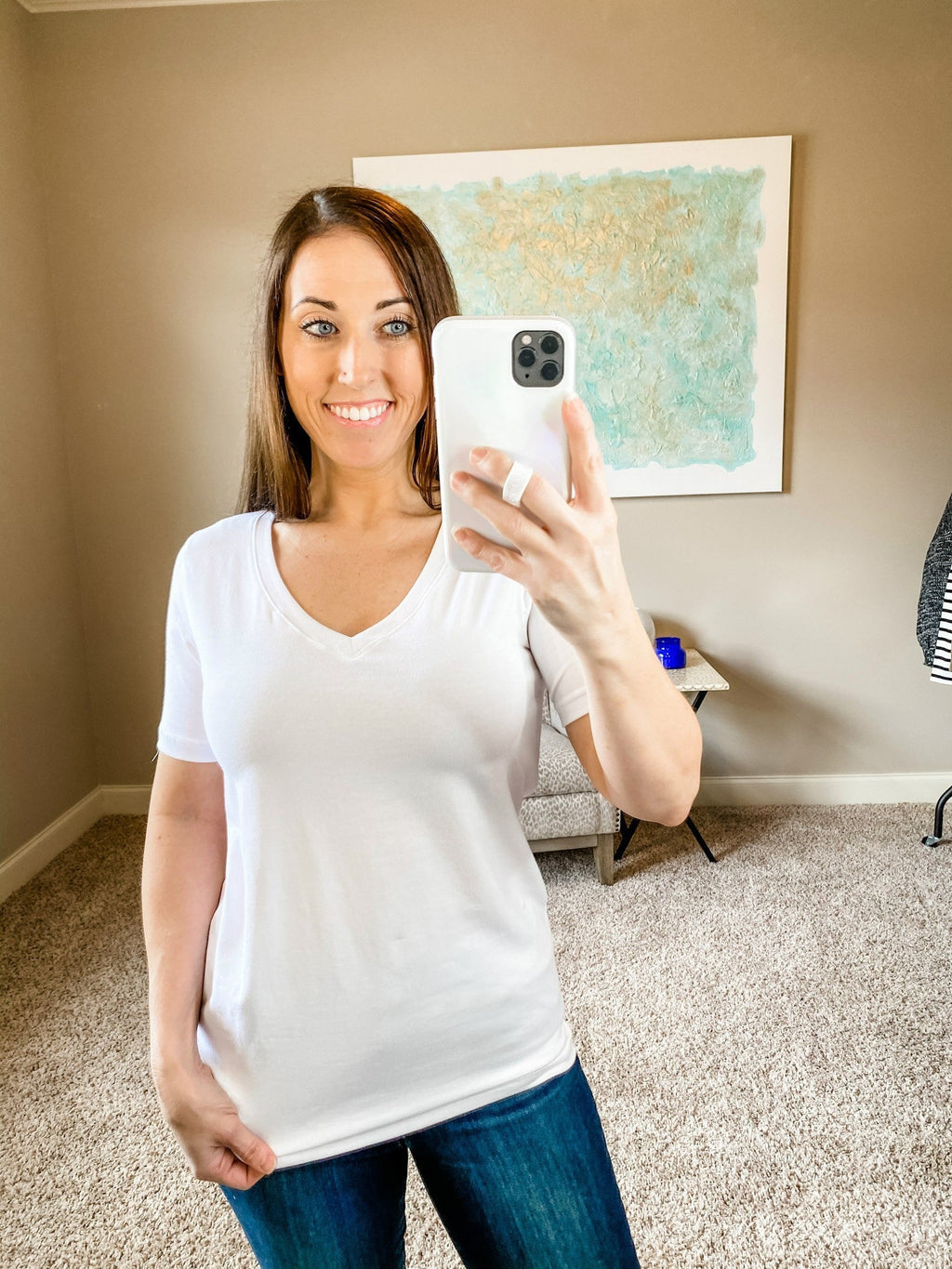 Cotton V Neck Basic