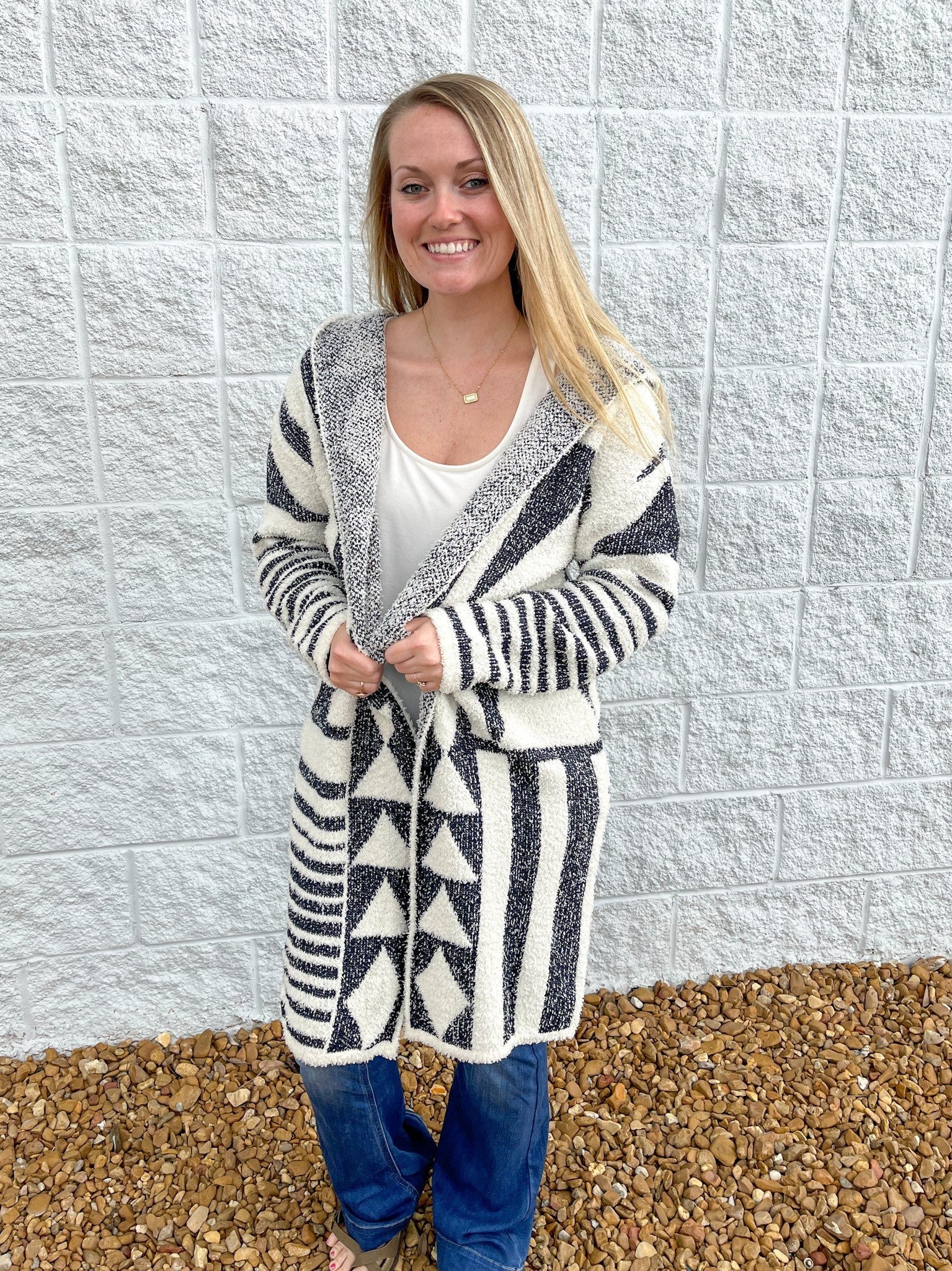 Long Line Hooded Cardigan