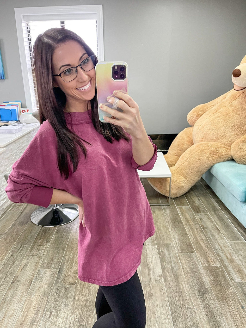 Mock Neck Long Sleeve