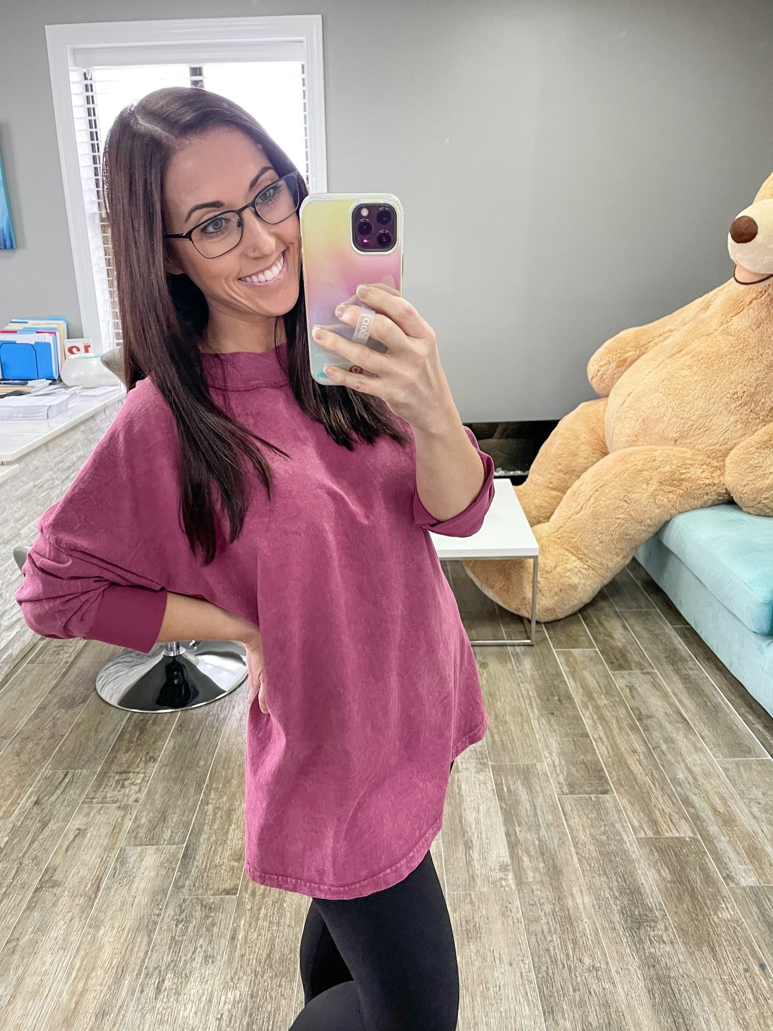Mock Neck Long Sleeve