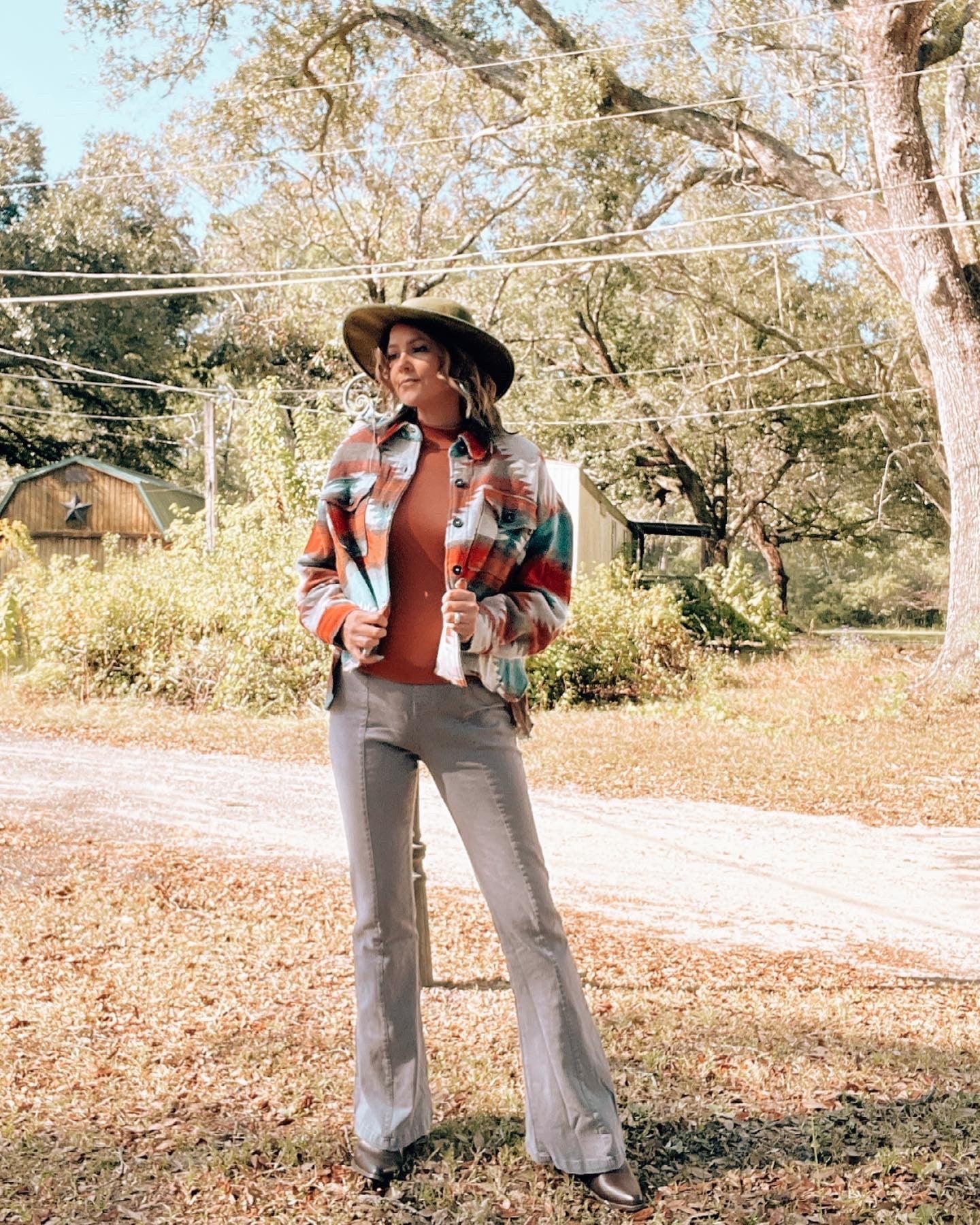 Cowboy Take Me Away Shacket