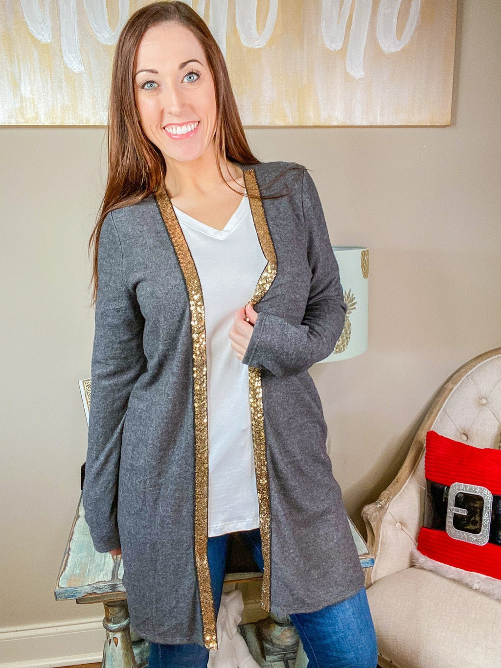 Sequin Cardigan