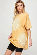 Smiley Oversized Graphic Tee