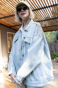 Leopard Denim Jacket