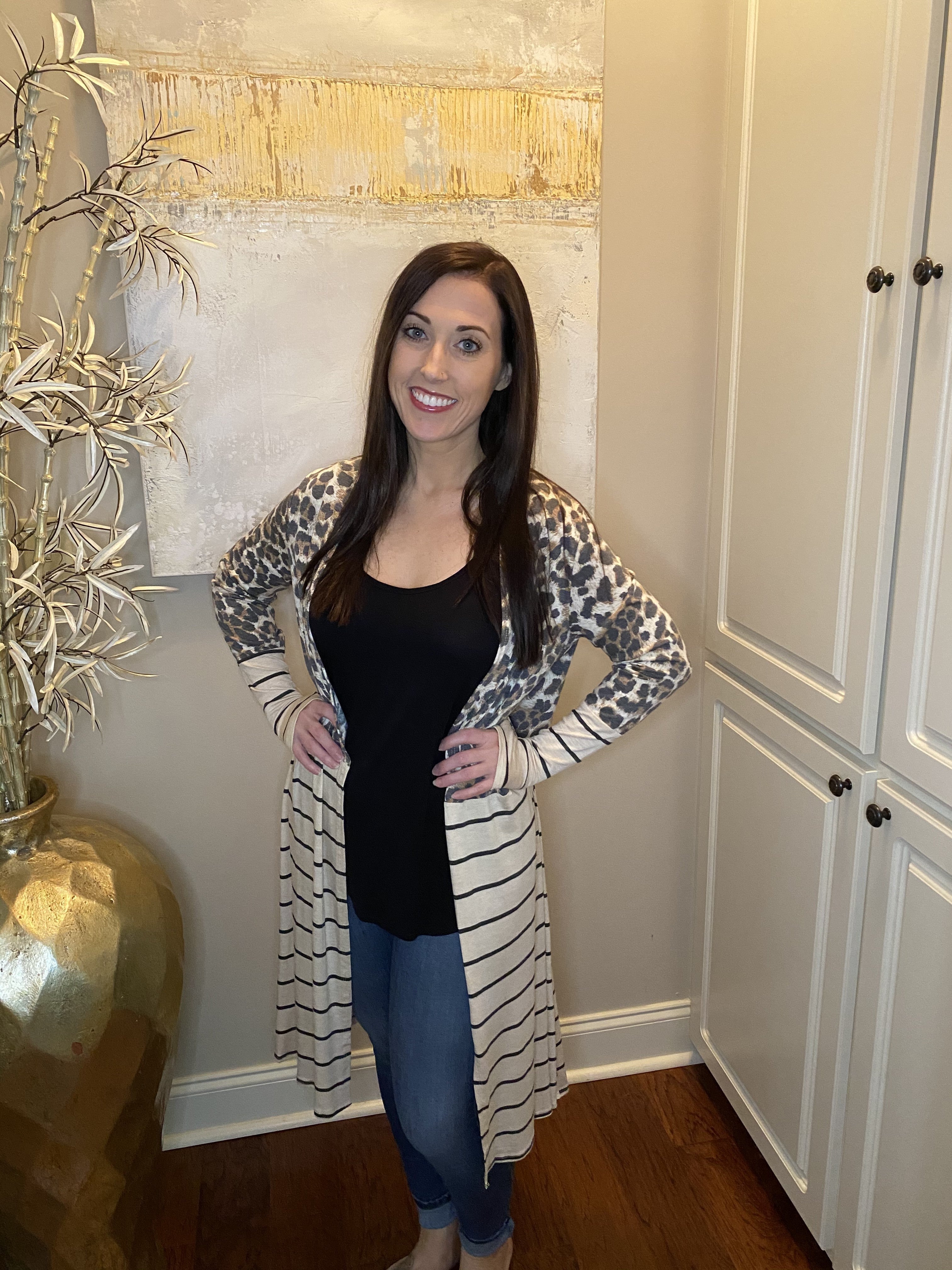 Long Thumbhole Cardigan