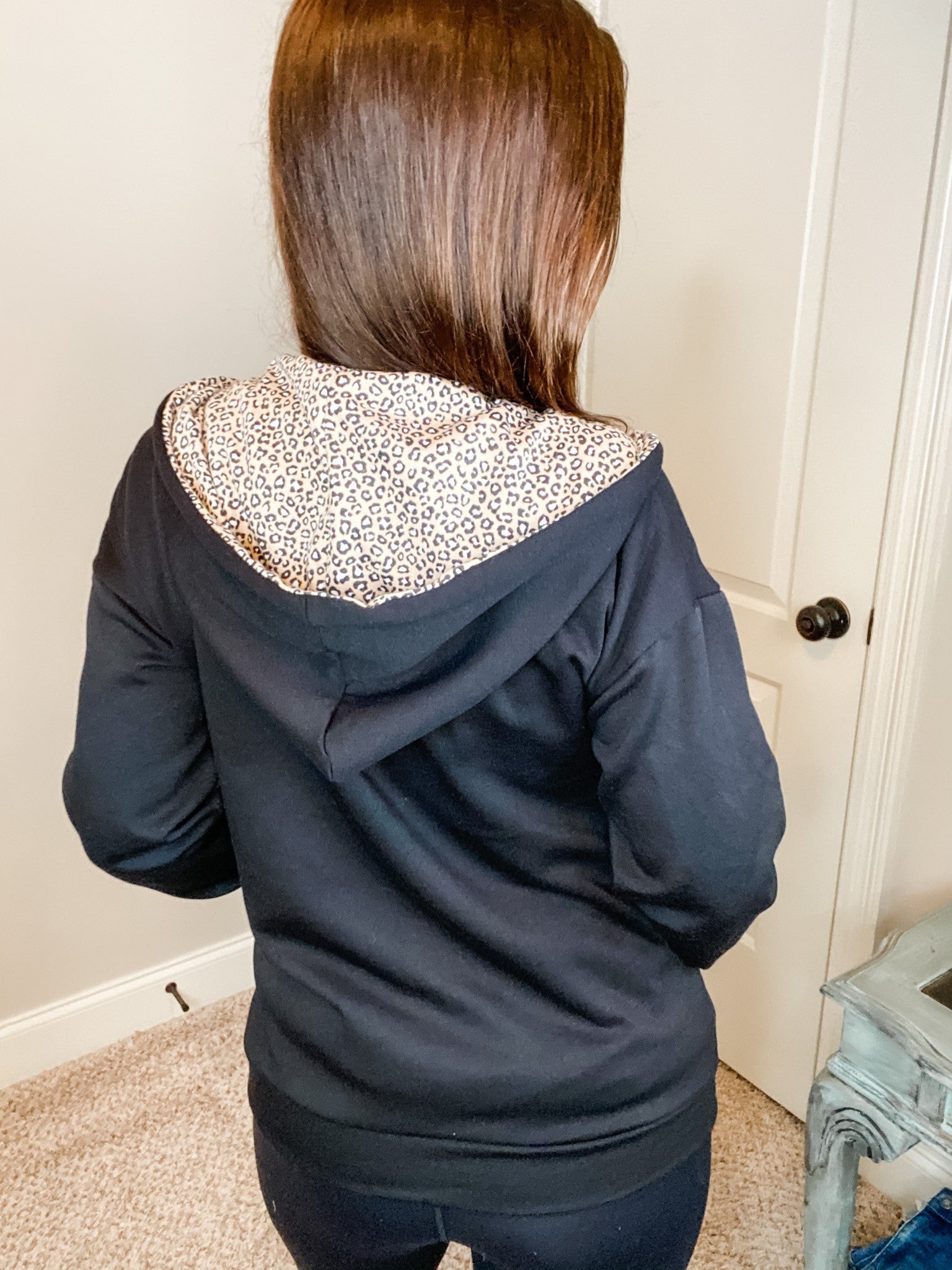 Animal Trim Hoodie