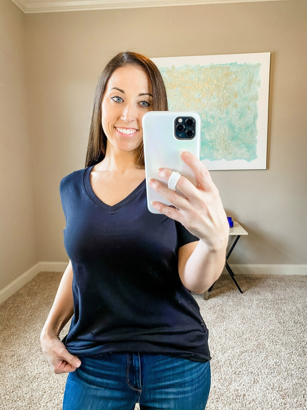 Cotton V Neck Basic