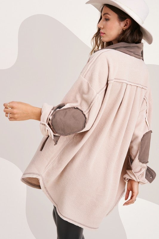 Contrast Shacket